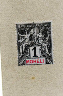 MOHELI : Allégories - "MOHELI"  En Rouge Dans Le Cartouche.- - Nuevos