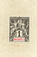 MOHELI : Allégories - "MOHELI"  En Rouge Dans Le Cartouche.- - Neufs