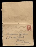 LETTRE ENVELOPPE  MARCOPHILIE   Tampons. PUTEAUX 1943 - Frankobriefe