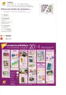 Entier Privé - Calendrier Philaposte  2014  - MonTimbramoi . Monde 20g. - Privatganzsachen