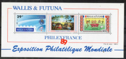 WALLIS-et-FUTUNA : "Philexfrance 89" - Exposition Philatélique à Paris - - Blocks & Sheetlets