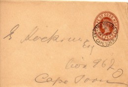 CAP DE BONNE ESPERANCE ENTIER POSTAL BANDE DE JOURNAL - Kaap De Goede Hoop (1853-1904)