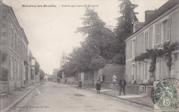 Marolles Les Braults 72 - Immeubles - Entrée Par Route De Dangeul - Cachet Postal 1910 - Marolles-les-Braults
