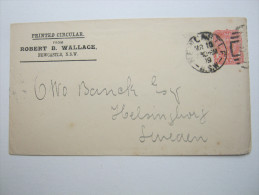 1899, Ganzsache Mit Zudruck Nach Schweden - Covers & Documents