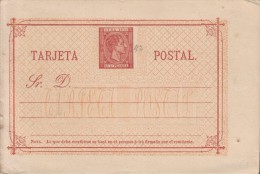 1879-EP-1 CUBA. SPAIN. ESPAÑA. 1879. ALFONSO XII. Ed.2. ENTERO POSTAL. POSTAL STATIONERY. - Prefilatelia