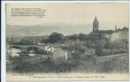 Labruguière-Pont Guillemet Et Château Féodal Du XIIIe Siècle-(CPA). - Labruguière