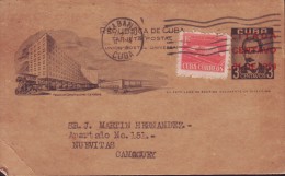 1959-EP-2 CUBA. REPUBLICA. 1959. Ed.102. 1c. 1959. TARJETA ENTERO POSTAL. POSTAL STATIONERY. USADA. - Prefilatelia