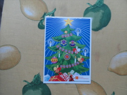 24.11.1989 Postens   Merry Christmas And Happy New Year Su Serie N.2 Valori Se Tenant - Covers & Documents