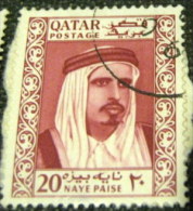 Qatar 1961 Shaikh Ahmad Bin Ali Al Thani 20np - Used - Qatar