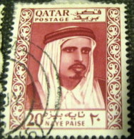 Qatar 1961 Shaikh Ahmad Bin Ali Al Thani 20np - Used - Qatar