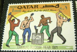 Qatar 1971 Combat Racism Year 1dh - Mint - Qatar