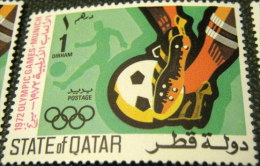 Qatar 1972 Olympic Games - Munich, Germany Football 1dh - Mint - Qatar