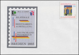 USo 52 BREMEN 2003 Und Ausstellung Frankreich-Deutschland, Postfrisch - Buste - Nuovi