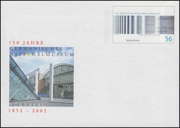 USo 40 Germanisches Nationalmuseum Nürnberg 2002, ** - Briefomslagen - Ongebruikt