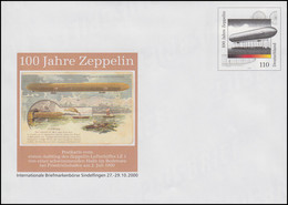 USo 17 Sindelfingen 100 Jahre Zeppelin 2000, Postfrisch - Covers - Mint