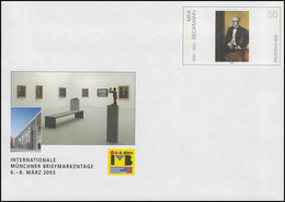 USo 54 MÜNCHEN 2003 Und Max Beckmann, Postfrisch - Umschläge - Ungebraucht