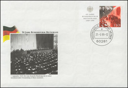 USo 9 Jubiläum 50 Jahre Bundesrepublik, VS-O Frankfurt 21.05.99 - Covers - Mint