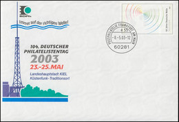 USo 58 Philatelistentag 2003 Und Rundfunksender, VS-O Frankfurt 8.5.2003 - Enveloppes - Neuves