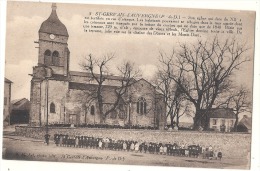 ST GERVAIS D'AUVERGNE Les Enfants Des   écoles Timbrée TTB - Saint Gervais D'Auvergne