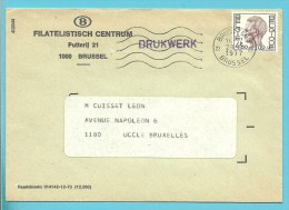 D65 Op Brief (drukwerk) Met Stempel BRUXELLES 22 - Sonstige & Ohne Zuordnung