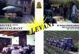 26  LUC EN DIOIS Hotel Restaurant Au Levant, Tracteur - Luc-en-Diois