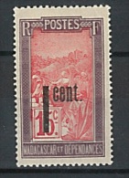 MADAGASCAR 1921    YT 125   NEUF * - Unused Stamps