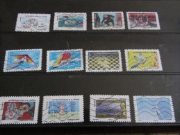 Série Timbres Oblitérérés Adhésifs 2013 (C´est La Fête Du Timbre) - Adhesive Stamps