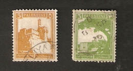 R16-2-4. Palestine Set Of 2 - 1927 - Palästina