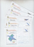 Romania WHALES STUDY OF CETACEAN SET 5 MINT ENVELOPES 1997 - Whales