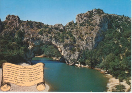 LE PONT D'ARC     GORGES DE L'ARLECHE Arc Naturelle Dè Près 60 M D'ouverture  (VIAGGIATA) - Vallon Pont D'Arc