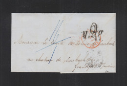 Letre 1855 Anvers Pour L'Allemagne - Other & Unclassified