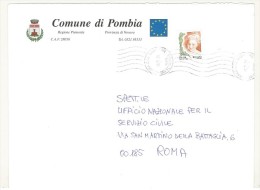 CAP 28050 - POMBIA - NO  - PP  - PIEMONTE -  ANNO 2004 - F.TO 18 X 24  - STORIA DEI COMUNI D'ITALIA - Collections