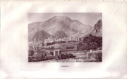 1834 - Gravure Sur Cuivre - Corte - FRANCO DE PORT - Prints & Engravings