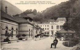 CPA- ALLEVARD (38)- L´Etablissement Thermal, Son Parc Et Son Casino - Les Abrets