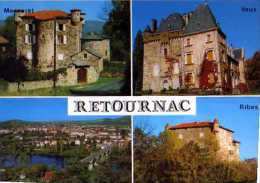 43  RETOURNAC Alt 510m Et Ses Chateaux Alentours,Vaux,Ribes,Menouret - Retournac