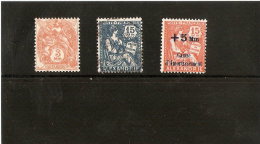 ALEXANDRIE  N°75/76/81  NEUFS *  ET OBLITERE  DE 1927/28 - Unused Stamps