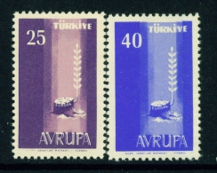 TURKEY  -  1958  Europa  Mounted/Hinged Mint - Nuovi