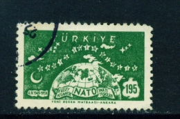 TURKEY  -  1959  NATO  195k  Used As Scan - Used Stamps