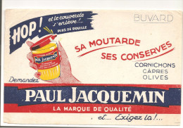 Buvard Paul Jacquemin Sa Moutarde, Ses Conserves La Marque De Qualité Et ... Exigez Là! - Mosterd