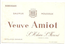 Buvard Veuve Amiot Saumur Mousseux Veuve Amiot St Hilaire St Florent - Liqueur & Bière