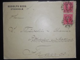 Suede Lettre De Stockholm 1894 Pour Pithiviers - Cartas & Documentos