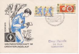 DDR 1970, Mi-Nr.: 1605/06 , FDC Mit SSt - Ersttagsabstempelung Auf Schmuckumschlag - Erhaltung Siehe Scan ! - FDC: Brieven