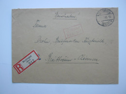 1946,  BECKINGEN,   Geb.Bez.,  Einschreiben - Covers & Documents