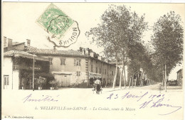 69 - Rhône _  Belleville-sur-Saône _ La Croisée Route De Mâcon  -le 23 Aôut 1903 - Autres & Non Classés