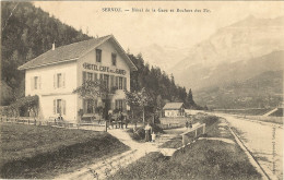 74- Haute Savoie _  Servoz _hotel De La Gare ,Rochers Des Fiz_ 2/09/ 1916 - Sonstige & Ohne Zuordnung