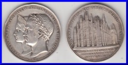 ** ITALIE LOMBARDIE-VENETIE - ITALIA LOMBARDIA VENETIA - FERDINANDUS I ET MARIA ANNA AUSTRIAE IMPERATORES 1838 - SILVER - Royal/Of Nobility