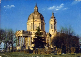 Torino - La Basilica Di Superga - 85 - Formato Grande Viaggiata Mancante Di Affrancatura - Kerken