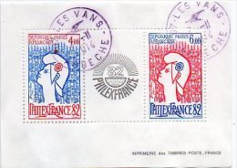 F732  BF 8 De 1982 Philexfrance Cachet Rond - Gebraucht