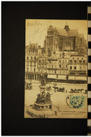 CP, 02, SAINT QUENTIN La Basilique Et Le Monument De 1557 N°113 Edition PD - Saint Quentin