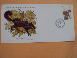 FDC WWF UK Great Britain World Wildlife Fund First Day Cover 1977 - Andere & Zonder Classificatie